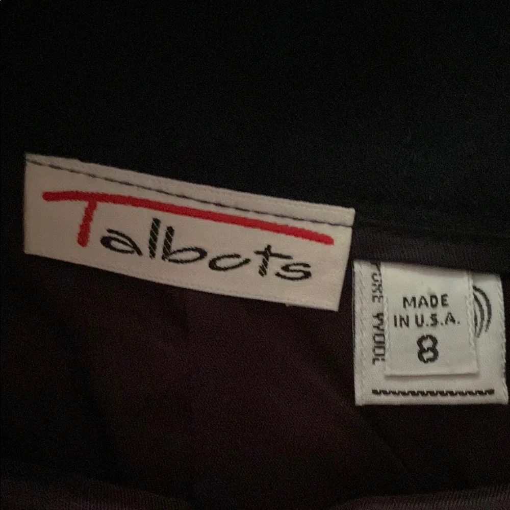 Talbots Navy Wool Women's Skirt - Picture 5 of 7